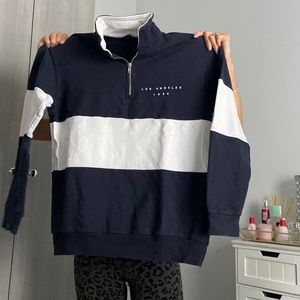 Brandy Melville half zip up